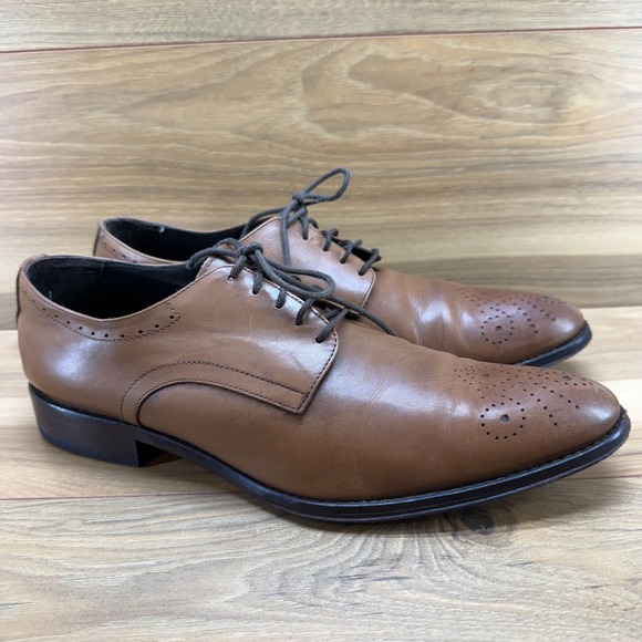 Too Boot New York Medallion Derby Dress Shoes Mens 11 Wedding Formal Business main image 9